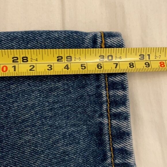 Levi's 550 Relaxed Fit Denim Blue Jeans Mens Size 38X30 - Picture 10 of 12